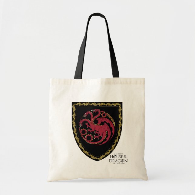 Bolso De Tela CASA DEL DRAGÓN | Escudo de House Targaryen (Frente)