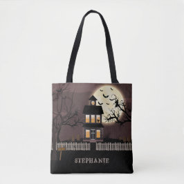 Bolso De Tela Casa embrujada