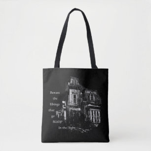 Bolso De Tela Casa embrujada