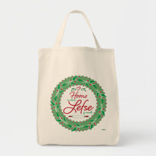 Bolso De Tela ¡Casa es donde se hace Lefse!