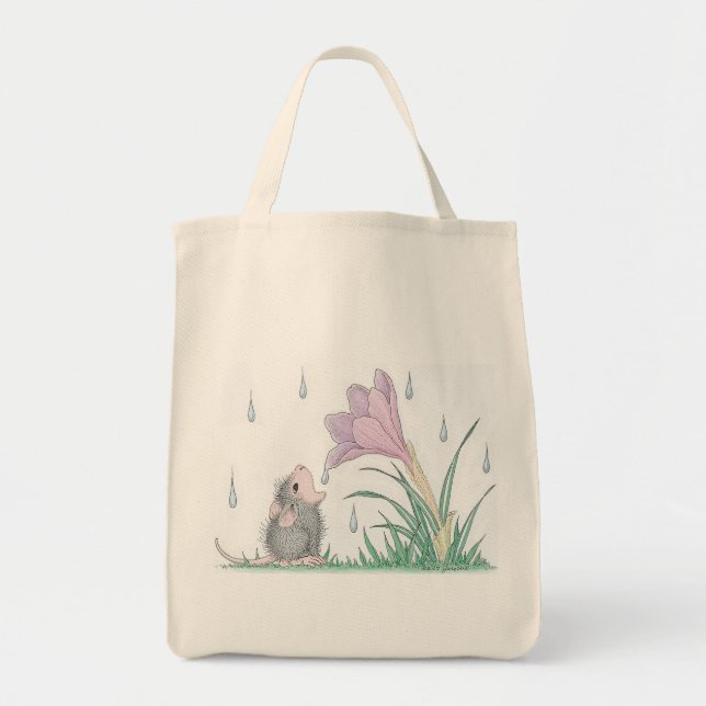 Bolso De Tela Casa-Ratón Designs® - tote del ultramarinos (Frente)