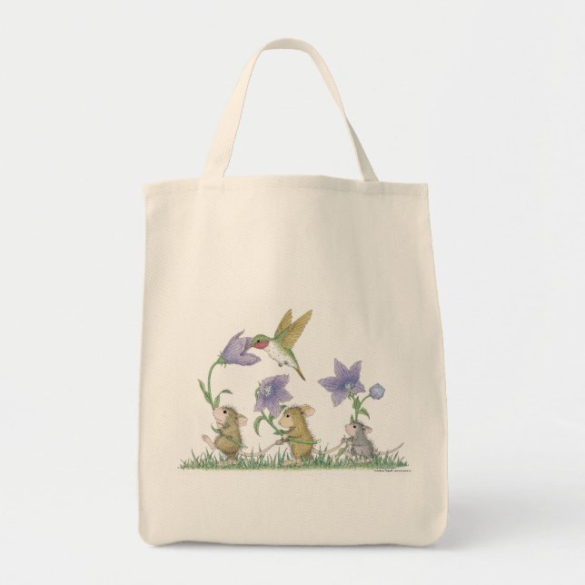 Bolso De Tela Casa-Ratón Designs® - tote del ultramarinos (Frente)