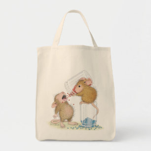 Bolso De Tela Casa-Ratón Designs® - tote del ultramarinos