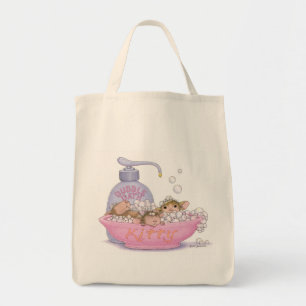 Bolso De Tela Casa-Ratón Designs® - tote del ultramarinos