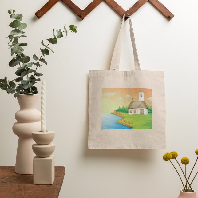 Bolso De Tela Casa rural a orillas del lago (Subido por el creador)