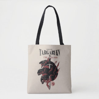 Bolso De Tela Casa Targaryen - Fuego y Sangre