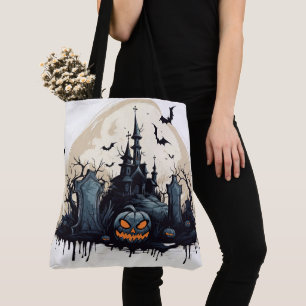 Bolso De Tela Casa y cementerio asombrados