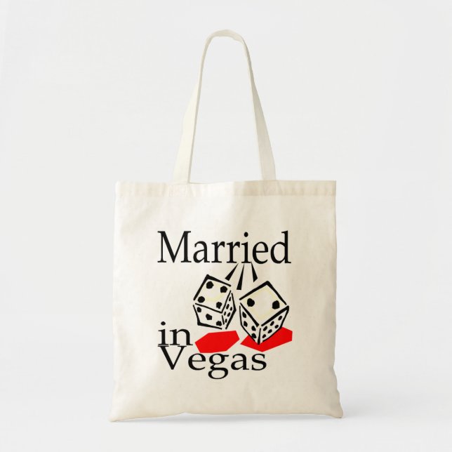 Bolso De Tela Casado en Las Vegas (Frente)