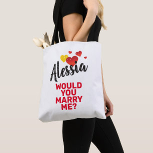 Bolso De Tela Casar conmigo