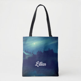 Bolso De Tela Casas bajo la luz de la luna de Andreas: