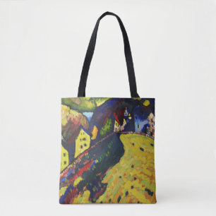Bolso De Tela Casas en Murnau por Wassily Kandinsky