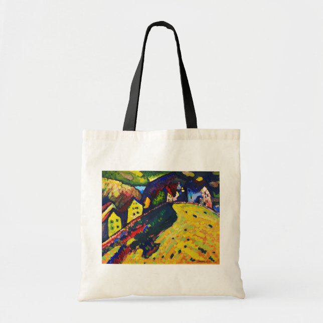 Bolso De Tela Casas en Murnau, Wassily Kandinsky (Frente)