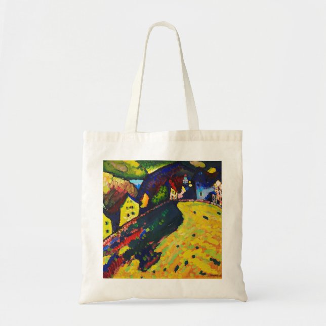 Bolso De Tela Casas Wassily Kandinsky en Murnau. Expressionismo (Frente)
