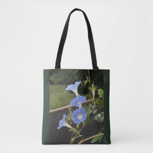 Bolso De Tela Cascada Azul de Campanillas