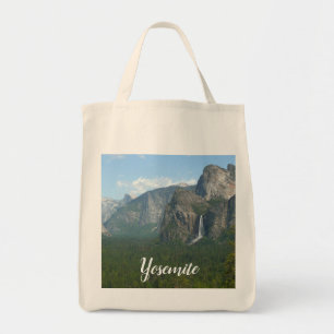 Bolso De Tela Cascada Bridalveil y Half Dome en Yosemite