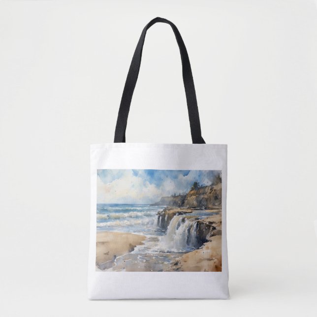 Bolso De Tela Cascada costera de Sandcut,  (Anverso)