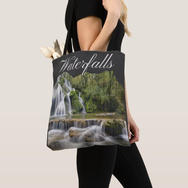 Bolso De Tela Cascada de montaña (Detalle)