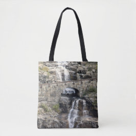 Bolso De Tela Cascada en el Parque Nacional Glacier