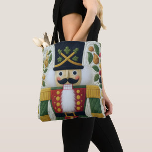 Bolso De Tela Cascanueces de Navidad acolchado