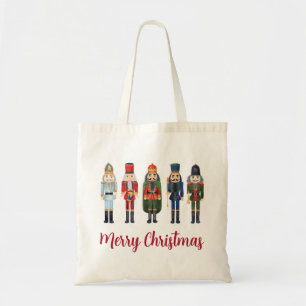Bolso De Tela Cascanueces lindo Feliz Navidad