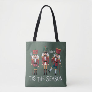 Bolso De Tela Cascanueces Navidad Es la Temporada Grupo Navidad