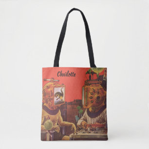 Bolso De Tela Cascos de vapor punk alienígena de ciencia ficción