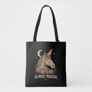 Bolso De Tela Casi Mágico Payaso Caballo Unicornio