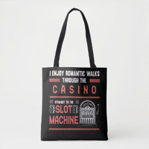 Bolso De Tela Casino Lover Lucky Gambling Slot Machine