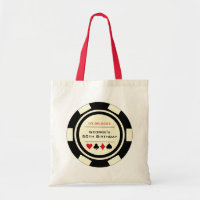 Casino Vegas Chip Black Off-White Cumpleaños