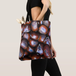 Bolso De Tela Castañas