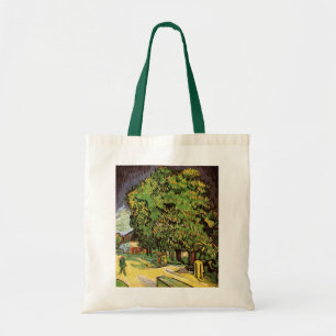 Bolso De Tela Castaños en flor de Vincent van Gogh