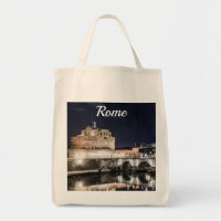 Castel Sant Angelo de noche en Roma