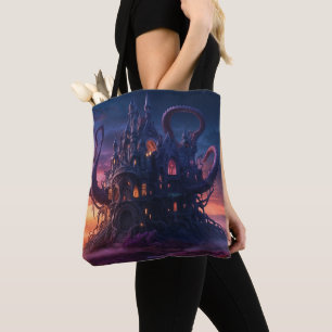 Bolso De Tela Castillo Cósmico de Tiempos Inmemoriales