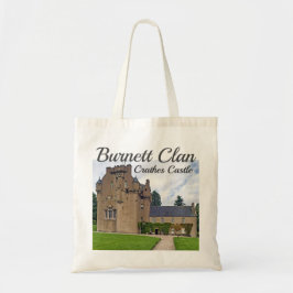 Bolso De Tela Castillo Crathes de Clan de Burnett en Escocia