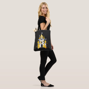 Bolso De Tela Castillo de acuarela