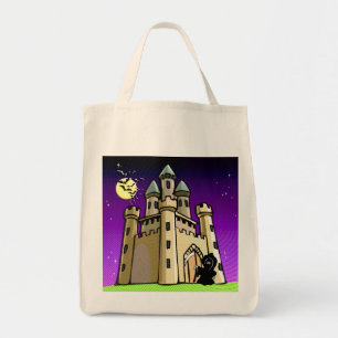 Bolso De Tela Castillo de Bats y Grim Reaper en la puerta del Ca