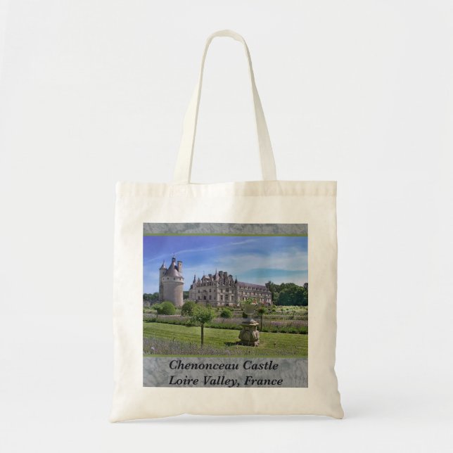 Bolso De Tela Castillo de Chenonceau Francia Foto Tote Bag (Frente)