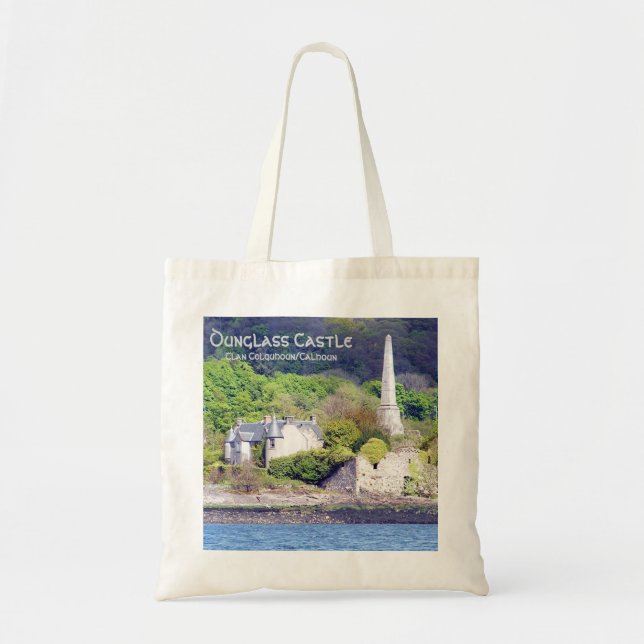 Bolso De Tela Castillo de Dunglass - Clan Colquhoun/Calhoun (Frente)