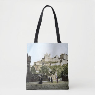 Bolso De Tela Castillo de Edimburgo Escocia 1910