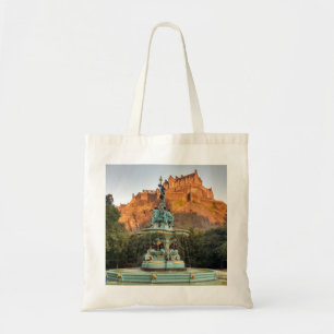 Bolso De Tela Castillo de Edimburgo Fuente Princes Street Garden