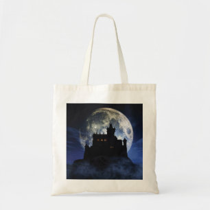 Bolso De Tela Castillo de fantasía durante la noche