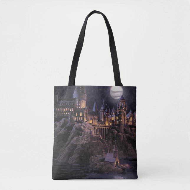 Bolso De Tela Castillo de Harry Potter | Gran lago a Hogwarts (Anverso)