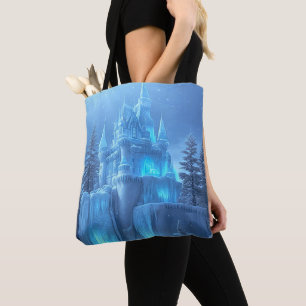 Bolso De Tela Castillo de hielo de sueños congelados
