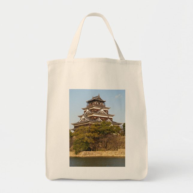 Bolso De Tela Castillo de Hiroshima 広 島 城, Hiroshima, Japón (Frente)
