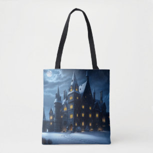 Bolso De Tela Castillo de la Noche Fría Hollow