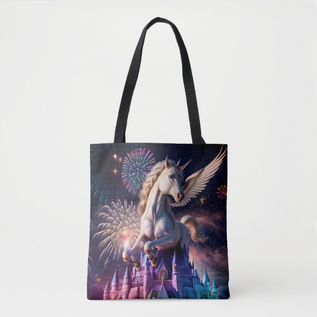 Bolso De Tela Castillo de Pegasus Uno (Anverso)