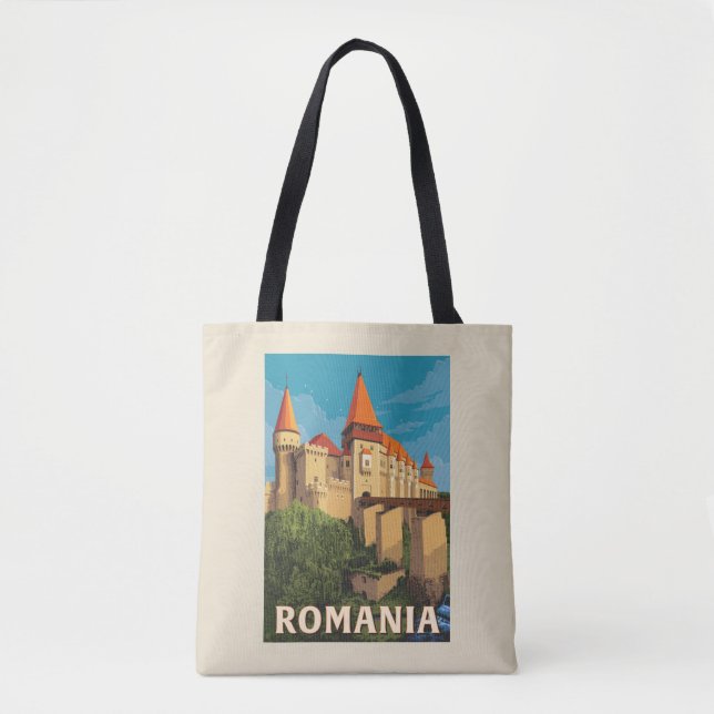 Bolso De Tela Castillo de Peles Rumania (Anverso)