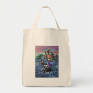 Bolso De Tela Castillo de Sirena