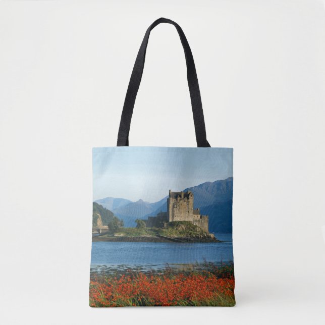 Bolso De Tela Castillo Eilean Donan, Tierras Altas, Escocia 3 (Anverso)