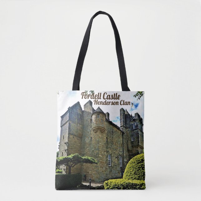 Bolso De Tela Castillo Fordell de Henderson Clan (Anverso)